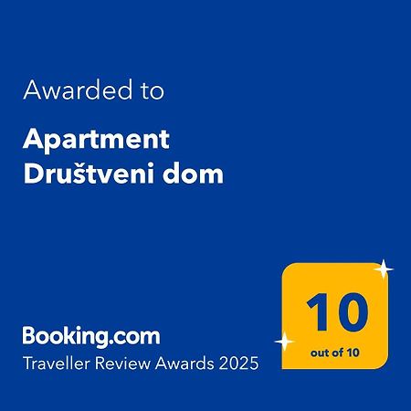 Apartment Drustveni Dom Sarajevo Exterior photo